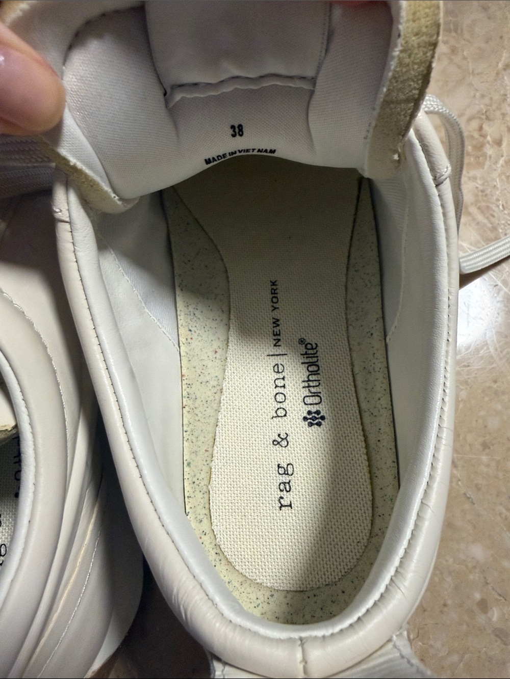 Rag & Bone Retro Leather Sneaker - Picture 4 of 4